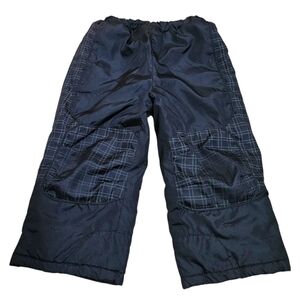 Toddler Black Snow Pants Rothschild Extreme Riders 3T Boys Quilted Knees Winter